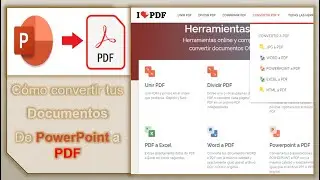 Cómo Convertir un Archivo de POWERPOINT A PDF.