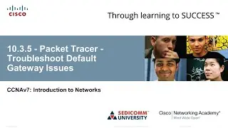 Курс Молодого Бойца Cisco Часть 1 2021 CCNA ITN 10.3.5 Packet Tracer - Troubleshoot Def. Gat. Issues
