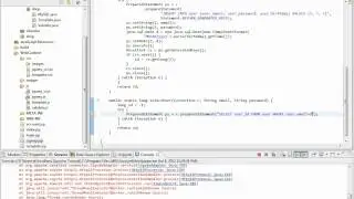 Setting up your JSP environment - 11 Log In and Log Out JSP
