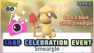 Shiny Smeargles are Raining in Snapshot Event | Got back 2 back shinies