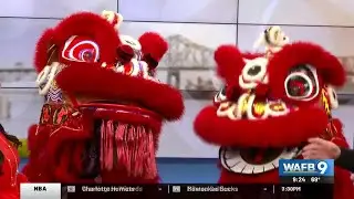 Preview of Lion Dance happening at Baton Rouge Night Market for Lunar New Year