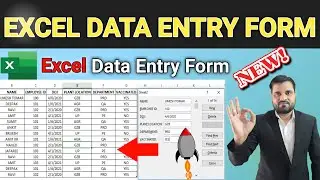 Excel Data Entry Form It is very Easy | How to create data entry form in excel | Data entry in excel