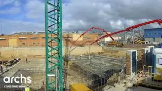 Ejecución de losa - Cimentación (timelapse)
