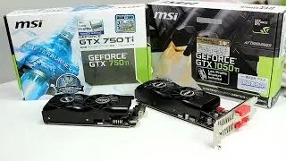 Small Form Factor GPU Comparision MSI 750 Ti vs MSI 1050 Ti