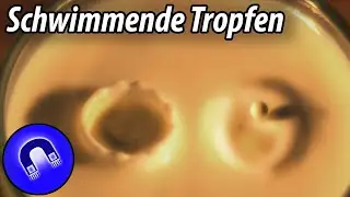 Schwebender Tropfen - SlowMotion / mit @Norio • Science & mehr