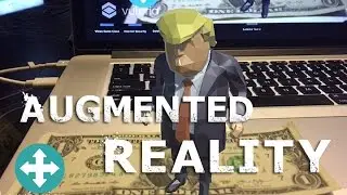 Lets Make an Augmented Reality App in 6 MINUTES!!!! DONALD TRUMP EDITION