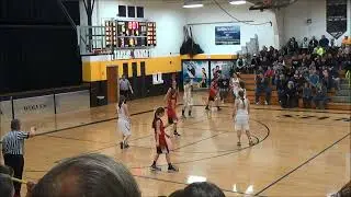 Pulaski vs Algoma Wisconsin High School Girls Basketball December 22, 2015