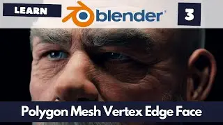 How to add Polygon Mesh Vertex Edge Face in Blender