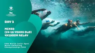 Mixed 4x1500m Relay (14-16 years old) | FINA World Junior Open Water Championships | Seychelles