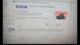 Paper Out or incorrect loading Pickup Rubber Roller L805 Problem