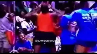 Michael Jordan dunking from the free throw line in jeans
