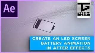 Create an LED Panel Battery Animation screen in After Effects - No Third Party Plugins
