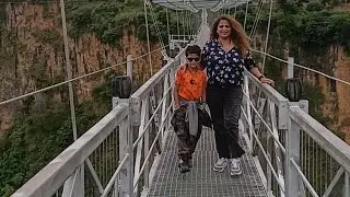 Nepal ka sabse badhiya view ye Bridge ka aur dangerous bhi  🤩