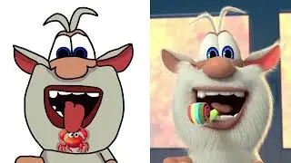 Laugh with Booba Booba funny drawing meme Funny video 👍🙏😁😭😄
