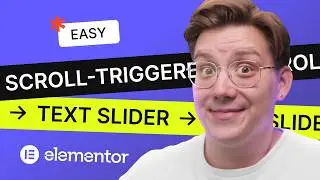 Create an Awesome Scroll-Triggered Slider in Elementor – Easy Beginner Tutorial (No Extra Plugins)