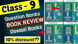 Class 9 Oswaal Question Banks Review |Maths, Science, Social Science, English Question Banks review|