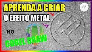 APRENDA A CRIAR O EFEITO METAL NO COREL - Passo a passo