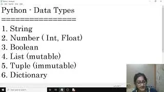 #1 Python - Data Types
