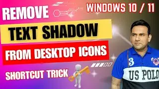 how to remove icon shadow on desktop windows 11
