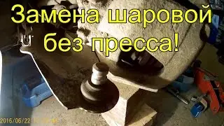 Рено Меган 2.  Замена шаровой,передней стойки и опоры