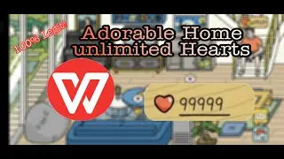 Adorable Home Unlimited Hearts 100% Legit (99999) | Tutorial