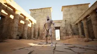 Unreal Engine 5 Early Access Egyptian ruins with Lumen & Nanite converted meshes