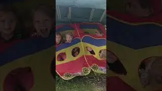на даче