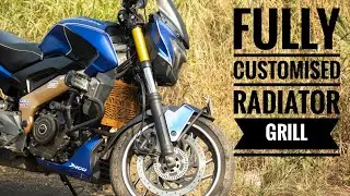 Customized Radiator Grill For Any Bike | DOMINAR | First Video In Hindi