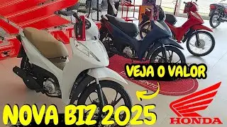 NOVA HONDA BIZ PREÇO E DETALHES