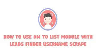 DM To List Module - Send Instagram Direct Message To Your Username List