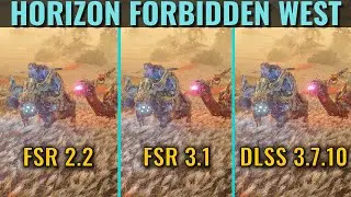 FSR 3.1 vs FSR 2.2 vs XeSS 1.3 vs TAA vs DLSS 3.7.10 - Horizon Forbidden West - 1440p - RTX 3070