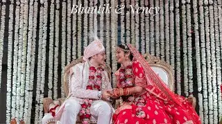 BHAUTIK X NENCY | Wedding Highlight | Sangath pictures