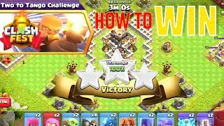 3 STAR TWO TO TANGO CHALLENGE | Clash Of Clans malayalam | Clash Fest