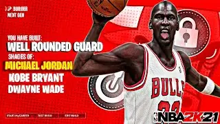 *NEW* 2 WAY WELL ROUNDED GUARD on NBA 2K21 NEXT GEN! (BEST RARE MICHAEL JORDAN BUILD!)