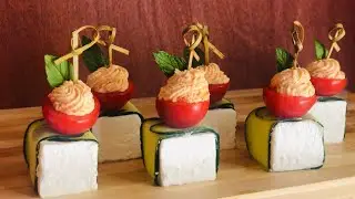 Canapés easy recipe | Canape idea | Kanapei