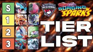 Pokémon TCG Surging Sparks Tierlist (Toronto Regionals)