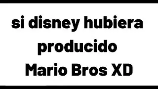 Mario bros producido por Disney