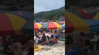Be shore of yourself 🏊⛰️🌊#swimming #beach #island