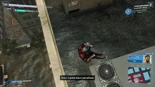 I was playing spiderman and this happened