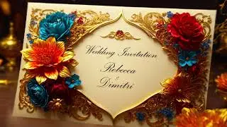 Stunning 3D Flower Wedding Invitation Slideshow Premiere Pro Project Free Download #weddingprojects