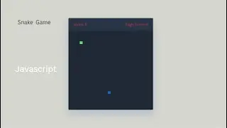 Create A Snake Game in HTML CSS & JavaScript | JavaScript Game Tutorial I Mr Code Box I