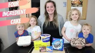 THE EASIEST FOUR INGREDIENT CAKE YOU CAN MAKE!