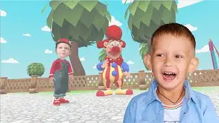 Дети в мультике