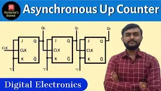Asynchronous Up Counter (3 bit) || in Hindi