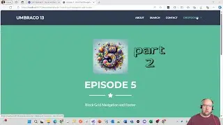 Umbraco 13 Tutorial - Episode 5 Part 2 - Block Grid Footer