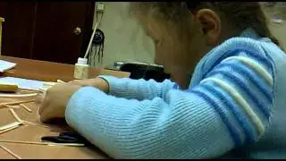 Первое занятие Оли в 