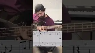 How to play the breakdown in “Yet To Be Amazed” #bassguitar #progrock #coheedandcambria #progmetal