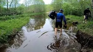 Как мы шагнули в брод.. ледяная вода, ПВД Конаково-Тверь, 29 мая 2022