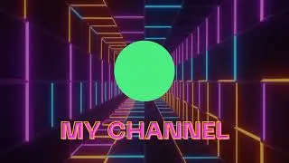 Gaming Channel intro in green screen logo 2023.