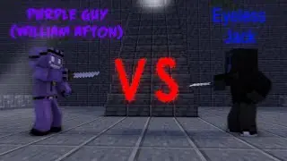Purple Guy (William Afton) vs Eyeless Jack - [Minecraft Battle Animation]